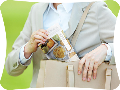 いつでも、どこでもパッと食べられる